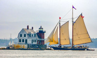 Schooner Heritage off Rockland Breakwater-3