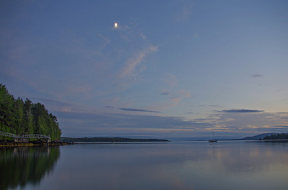 Twilight on the water