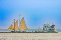 Schooner Heritage Off Rockland Breakwater-2