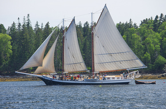Windjammer off Warren Island-1